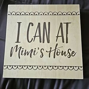 Wooden statement box